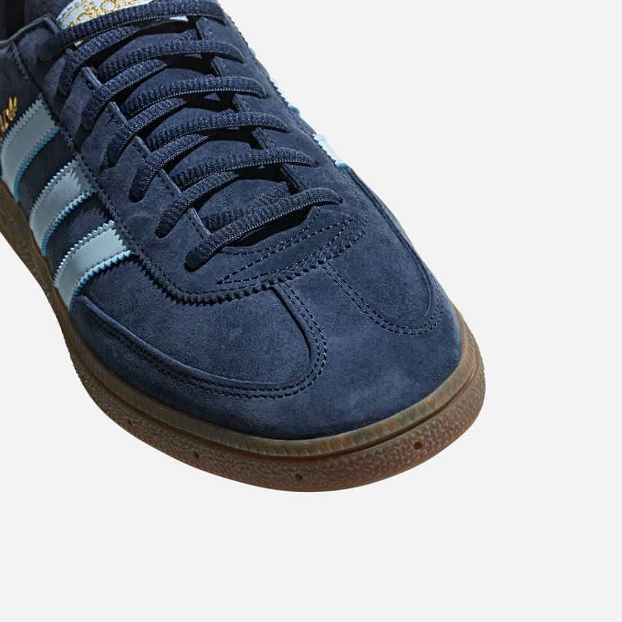 Navy Men Kith adidas Handball Spezial Sneakers | 9842-RIWGM