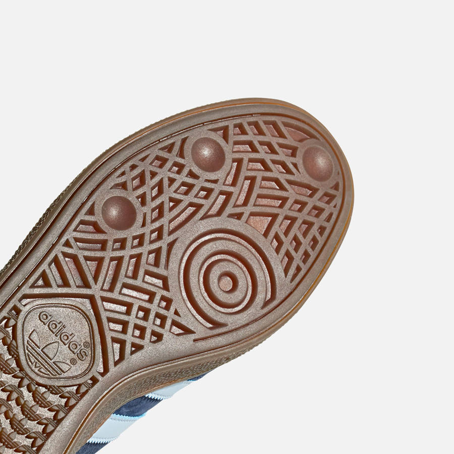Navy Men Kith adidas Handball Spezial Sneakers | 9842-RIWGM