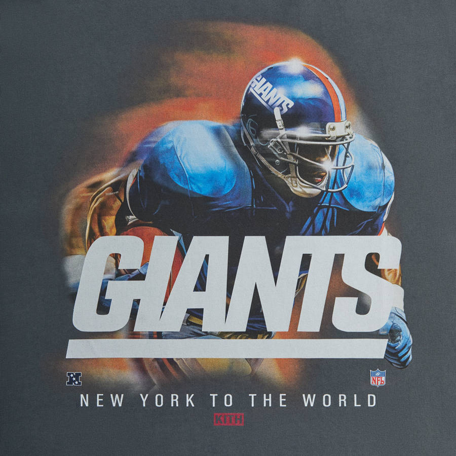 Navy Men Kith and '47 for the NFL: Giants Vintage T-Shirt | 0327-LMGKS