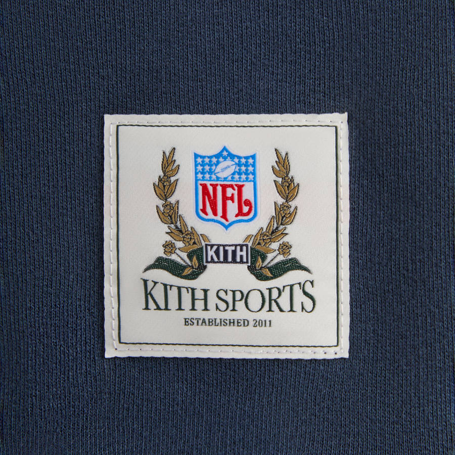 Navy Men Kith and '47 for the NFL: Giants Nelson Crewneck Sweatshirts | 5364-GMSIN