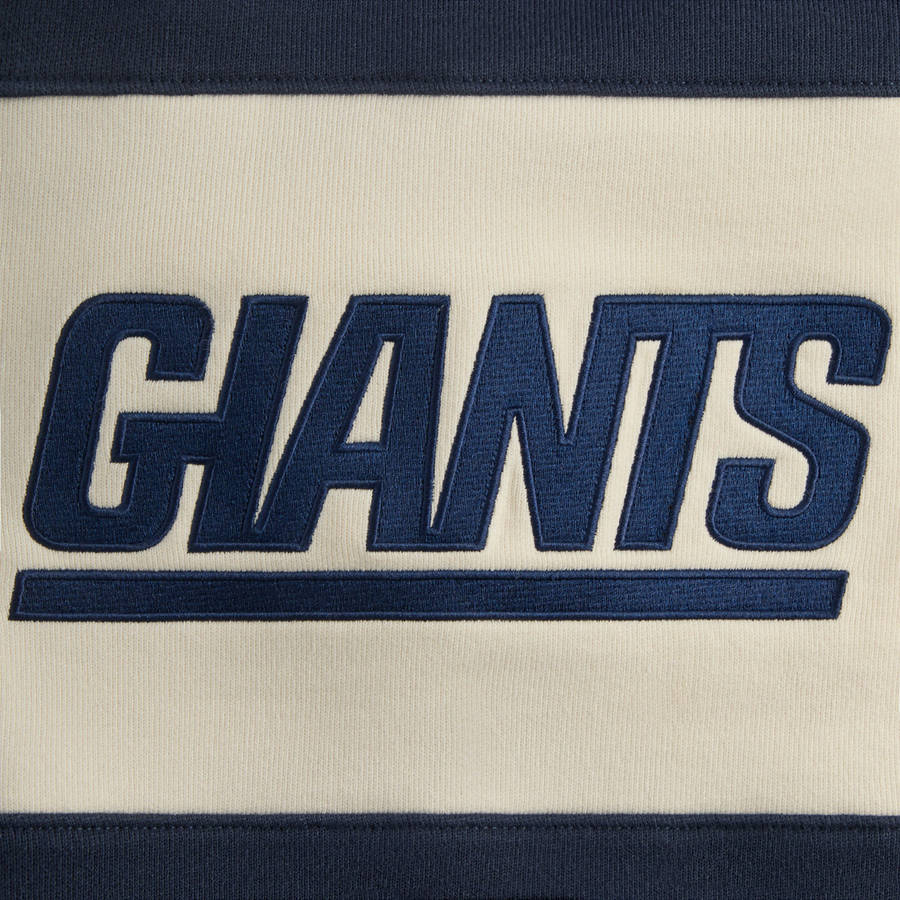 Navy Men Kith and '47 for the NFL: Giants Nelson Collared Pullover Shirts | 2701-FRLEJ