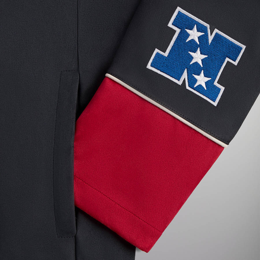 Navy Men Kith and '47 for the NFL: Giants Kieran Coaches Jackets | 7958-VKMRS