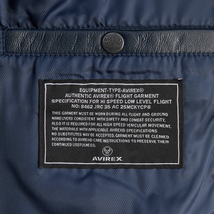 Navy Men Kith and AVIREX for the New York Knicks Legend Jackets | 2678-STZOR