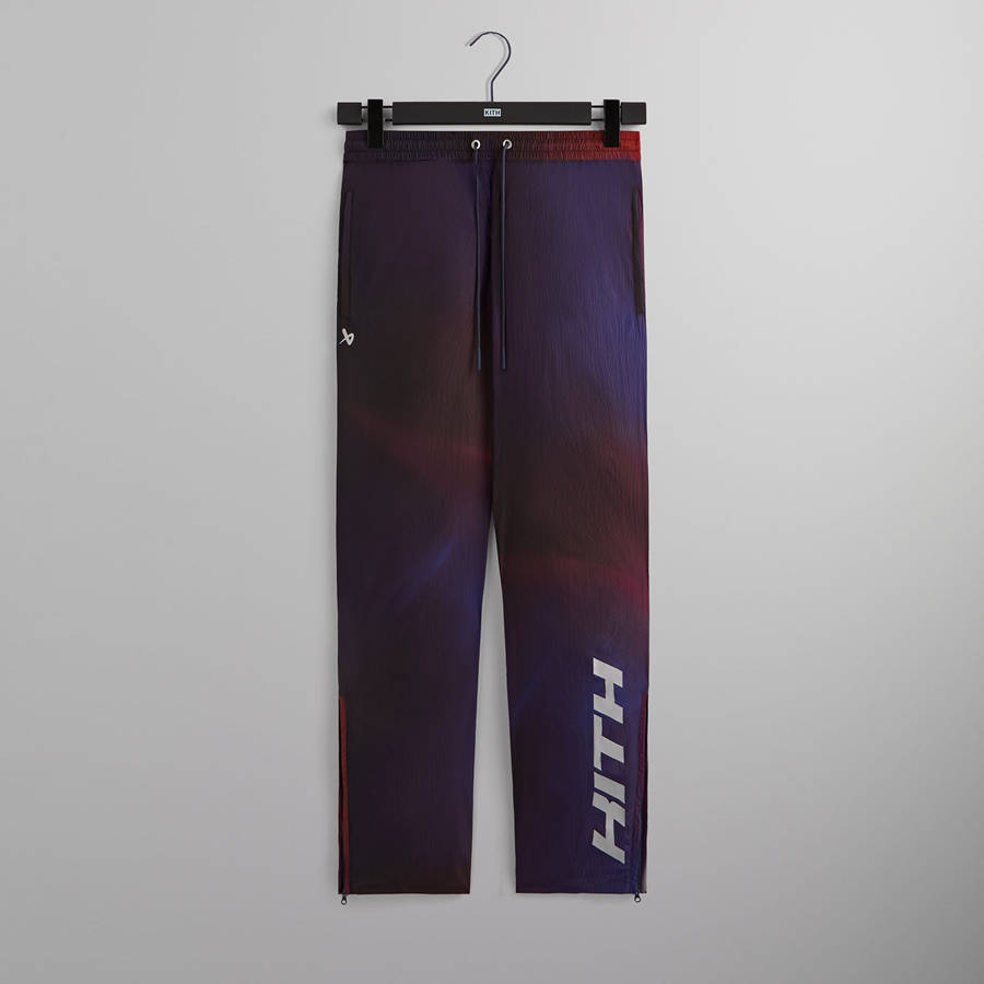 Navy Men Kith and Bauer for the New York Rangers Nylon Track Pants | 2437-GLQAD