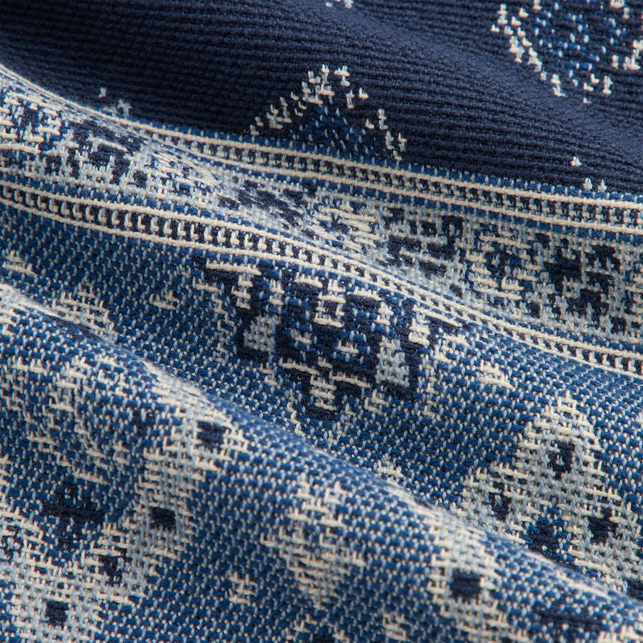 Navy Men Kith and Kin Branden Tapestry Full Zip Hoodie Sweatshirts | 2450-MOCSP