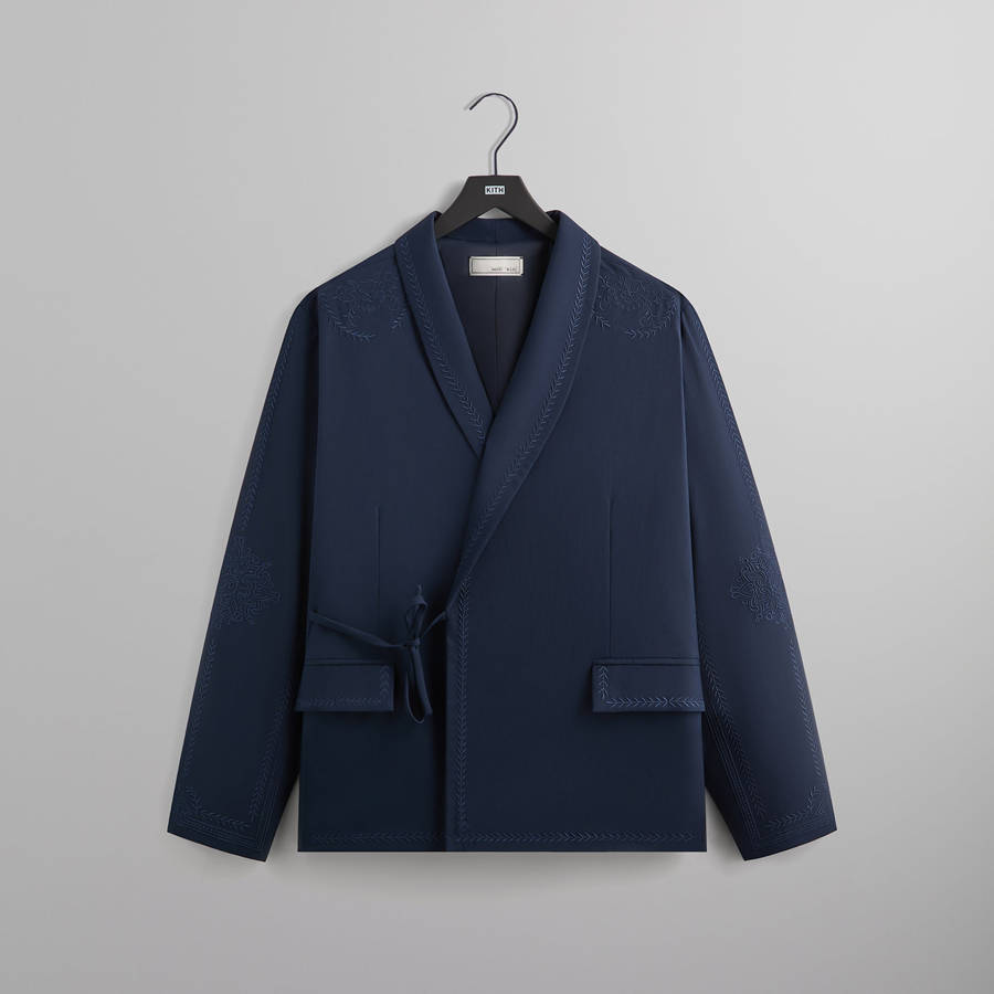 Navy Men Kith and Kin Hayden Crossover Blazer Jackets | 7094-JKDFT