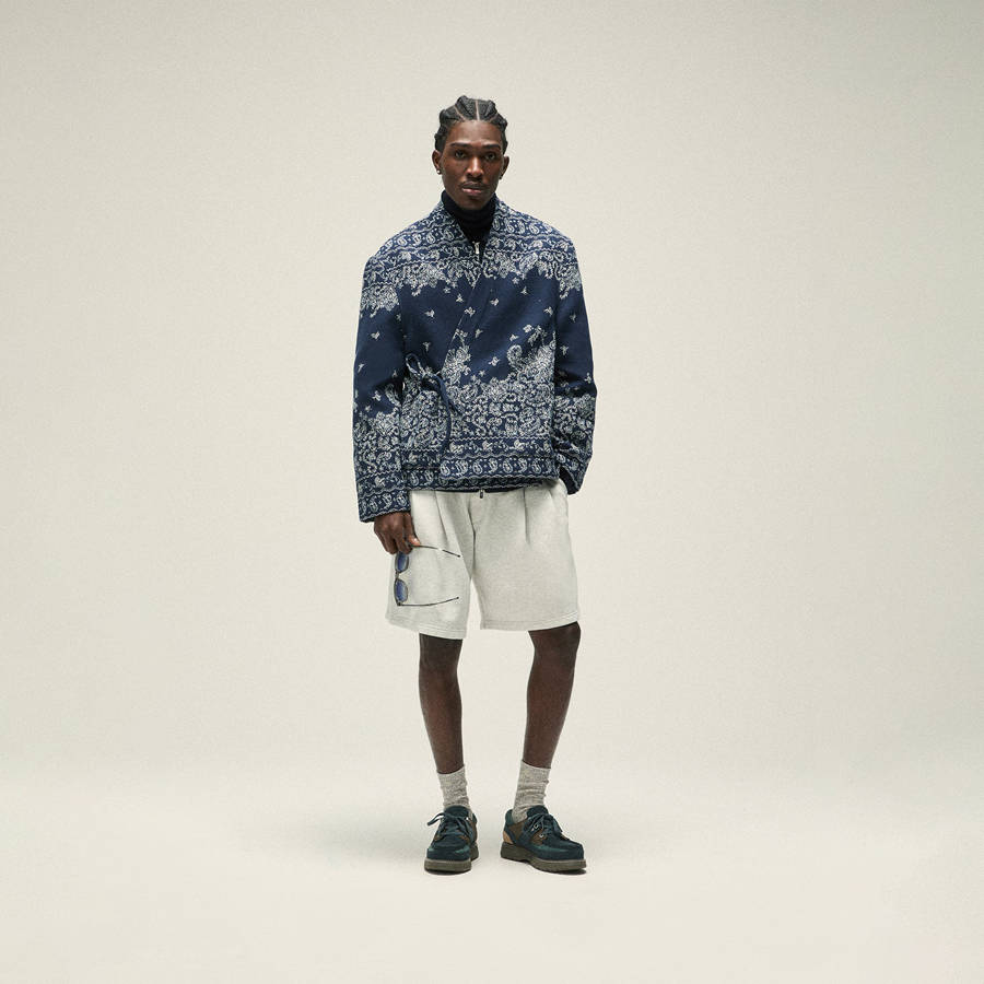 Navy Men Kith and Kin Tapestry Karter Gi Jackets | 5942-CDEWQ