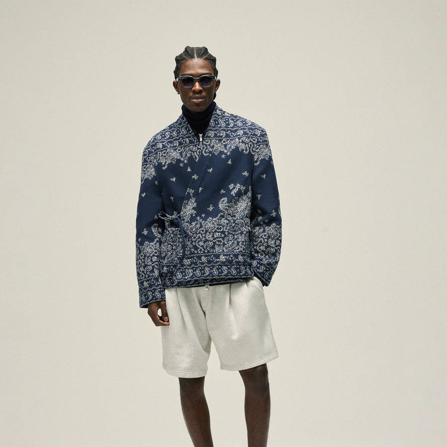 Navy Men Kith and Kin Tapestry Karter Gi Jackets | 5942-CDEWQ