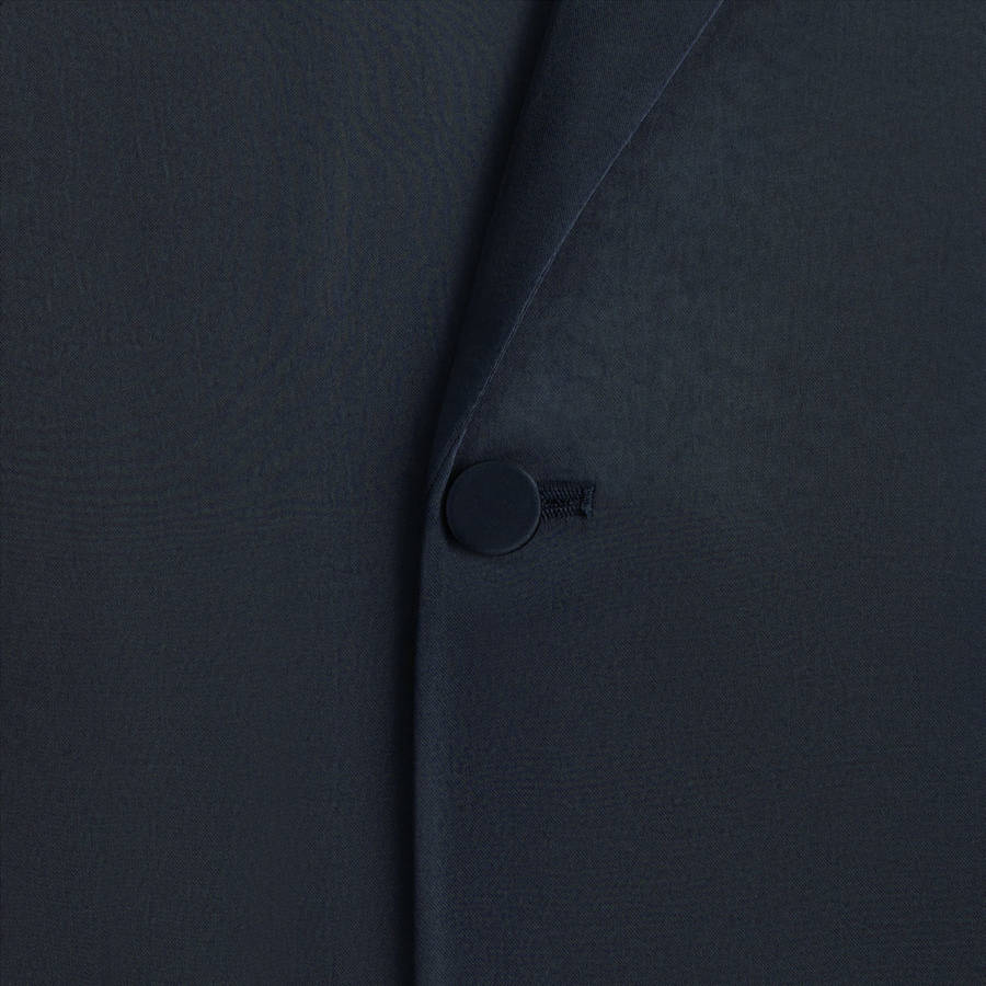Navy Men Kith and Kin Vintage Satin Odin Blazer Jackets | 4860-LEPCT