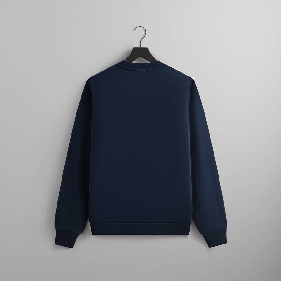 Navy Men Kith for the New York Knicks Y2K Vintage Nelson Crewneck Sweatshirts | 5148-UIZEY
