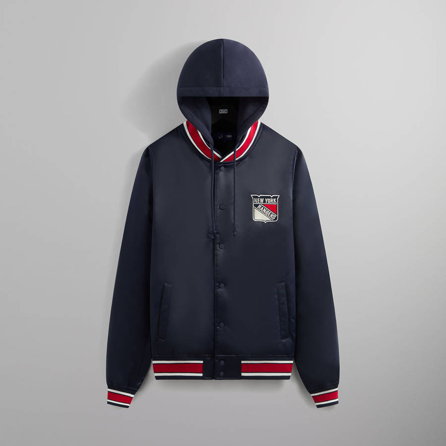 Navy Men Kith for the New York Rangers Gorman Jackets | 4305-BNKGT