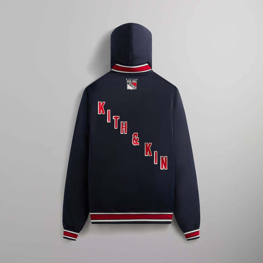 Navy Men Kith for the New York Rangers Gorman Jackets | 4305-BNKGT