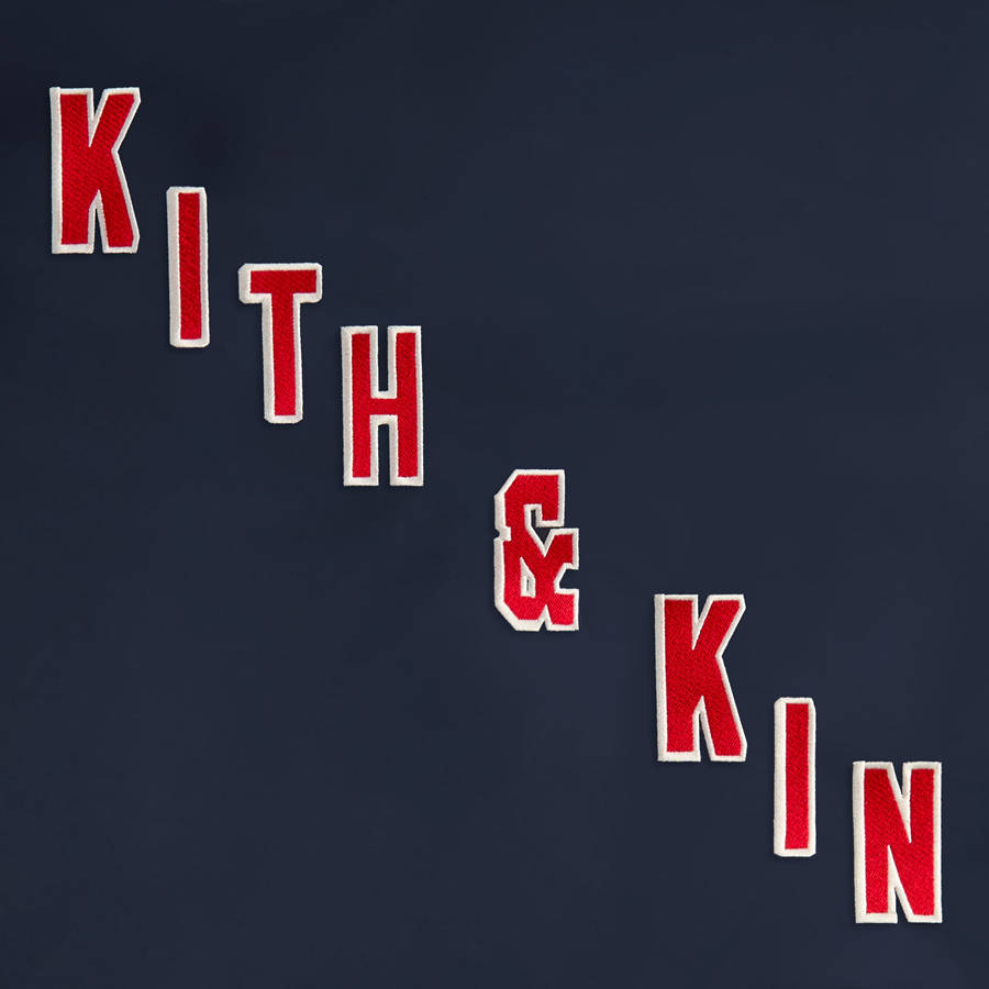 Navy Men Kith for the New York Rangers Gorman Jackets | 4305-BNKGT