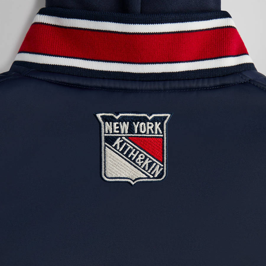 Navy Men Kith for the New York Rangers Gorman Jackets | 4305-BNKGT