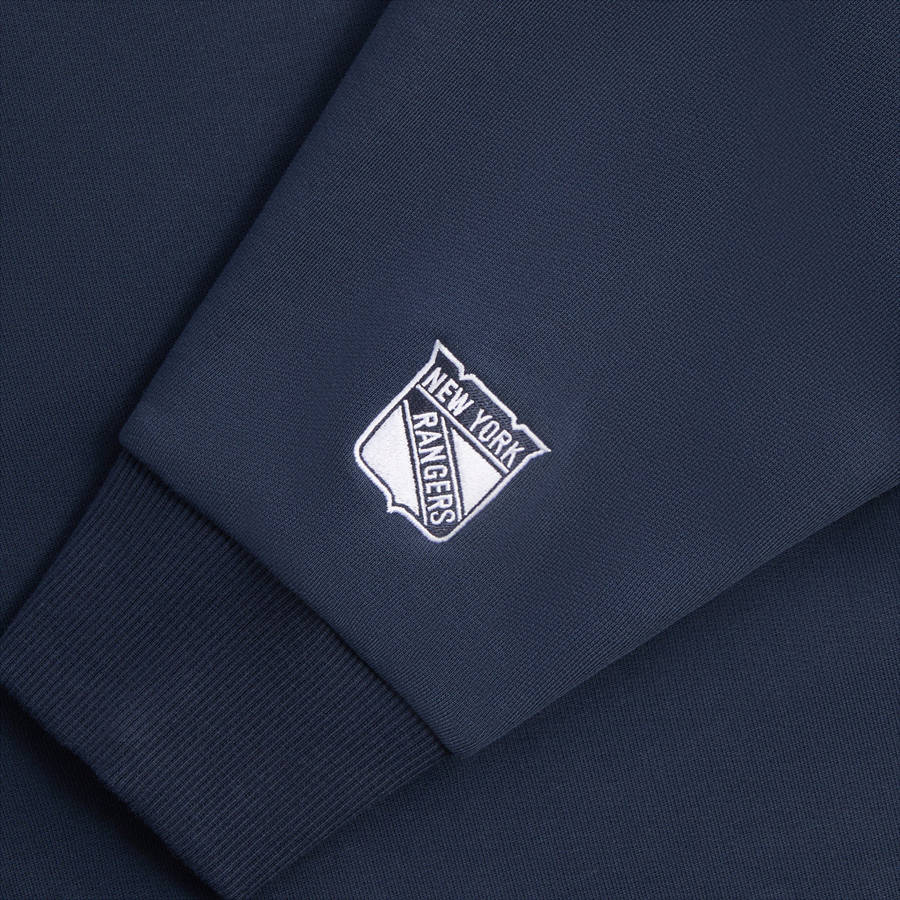 Navy Men Kith for the New York Rangers New York Nelson Hoodie Sweatshirts | 8759-IHRKA