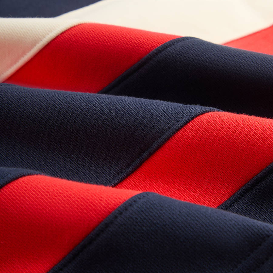 Navy Men Kith for the New York Rangers Skewed Delk Hoodie Sweatshirts | 9627-FEPNL