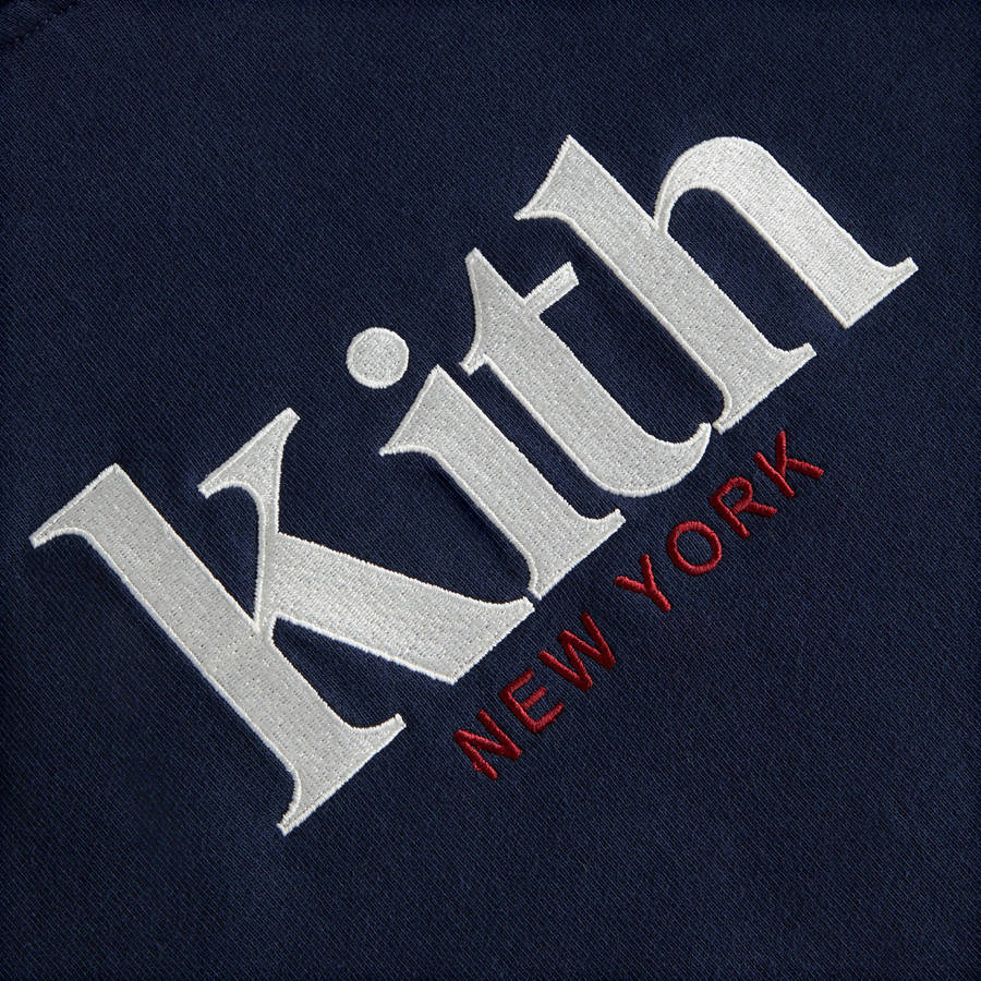 Navy Women Kith Jane New York Hoodie II Sweatshirts | 1672-ZEYOS