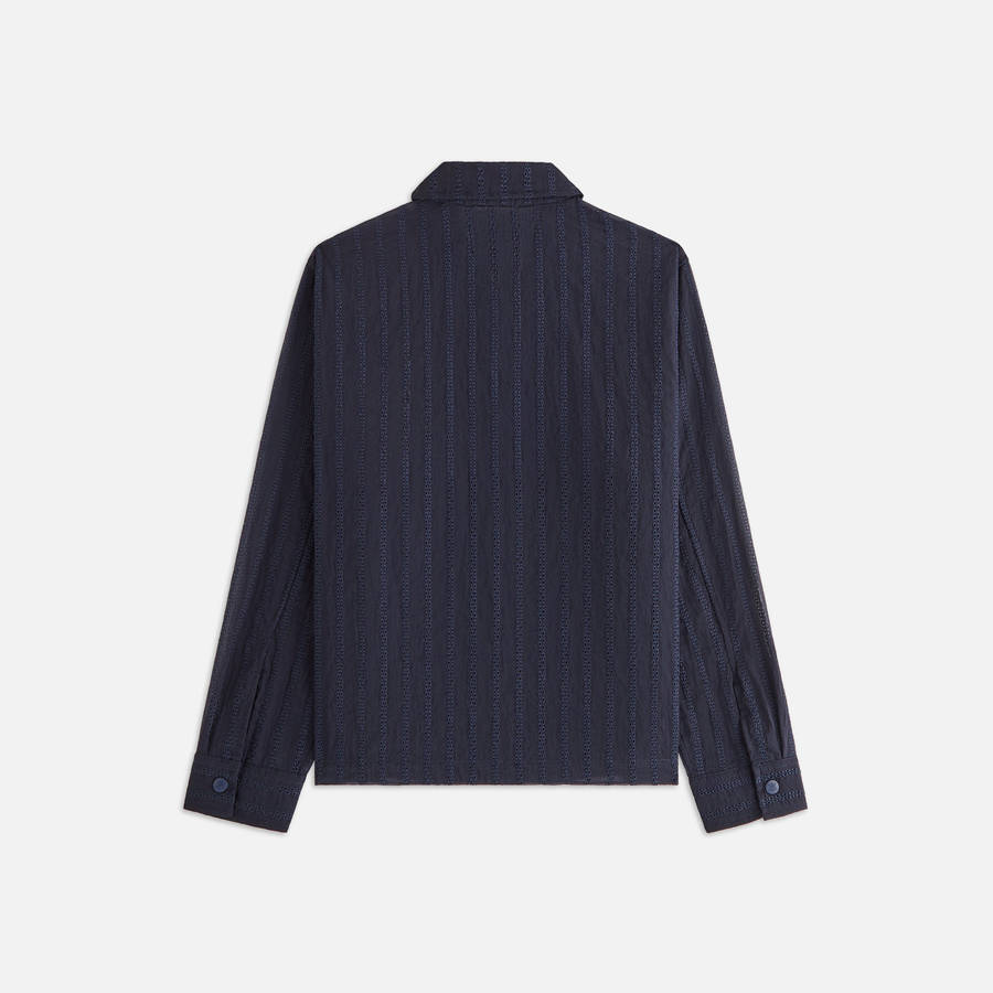 Navy Women Kith Kieran Crest Coaches Jackets | 2475-VRPJU
