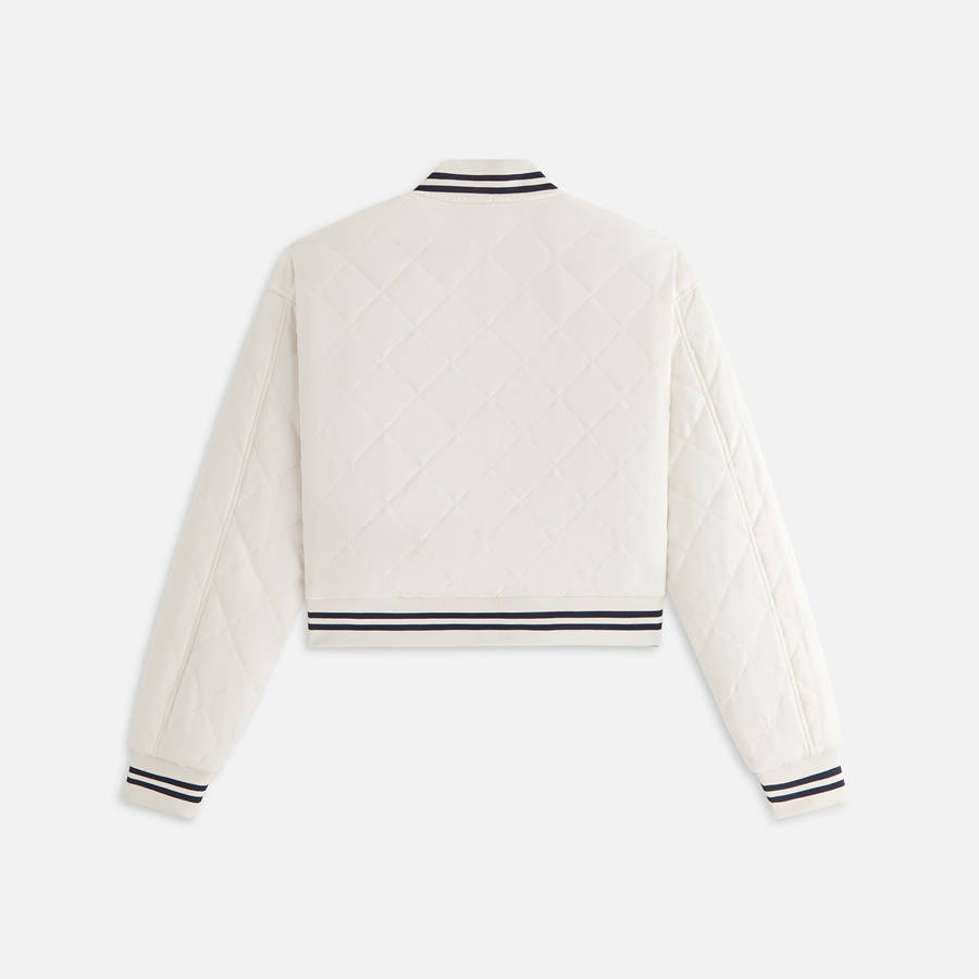 Navy Women Kith Landry II Crest Bomber Jackets | 0752-HQAIE