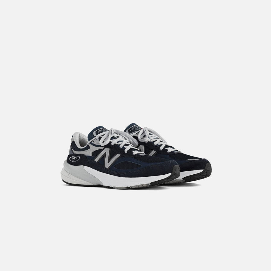 Navy Women Kith New Balance WMNS Made in USA 990v6 Sneakers | 1069-PDLJK