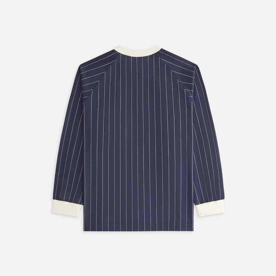 Navy Women Kith Ridley Crest Tech Long Sleeve T-Shirt | 7490-DTIWP