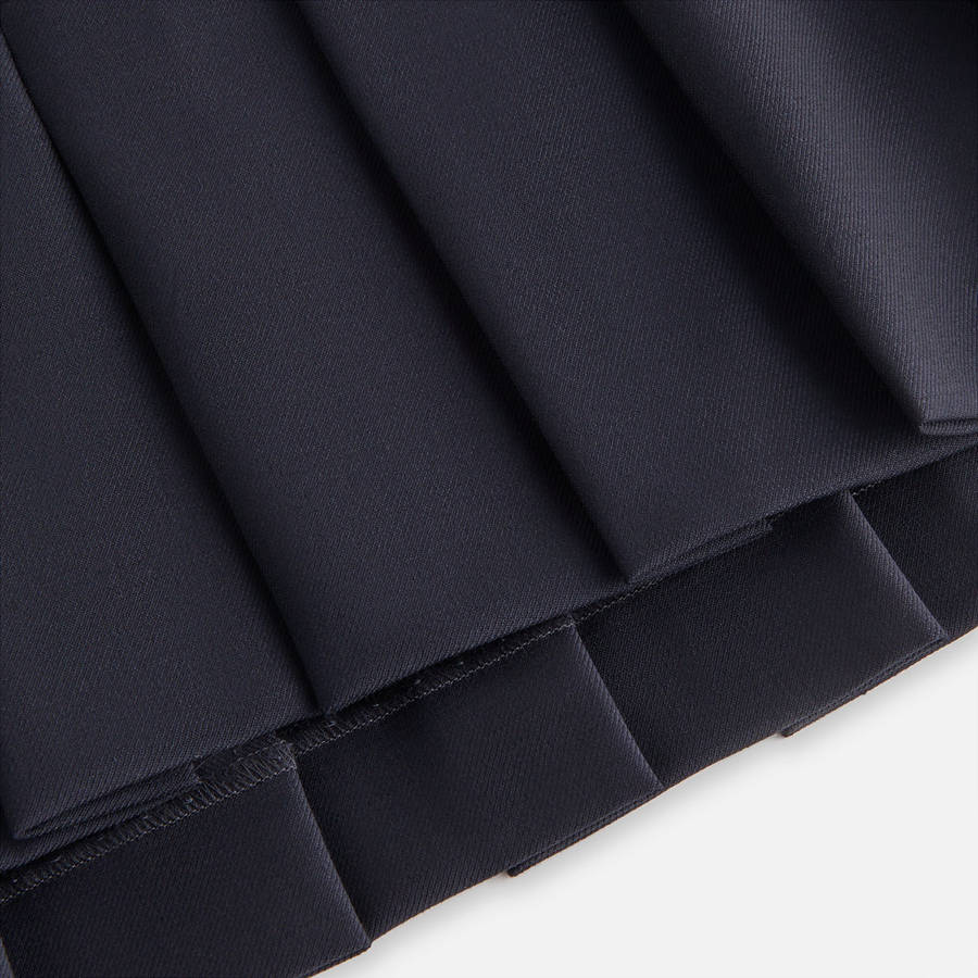 Navy Women Kith Tenley Pleated Tank Shirts | 4759-PIUZX
