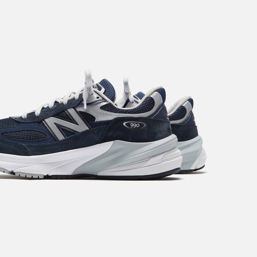 Navy / White Men Kith New Balance Made in USA 990v6 Sneakers | 0712-KWCGO
