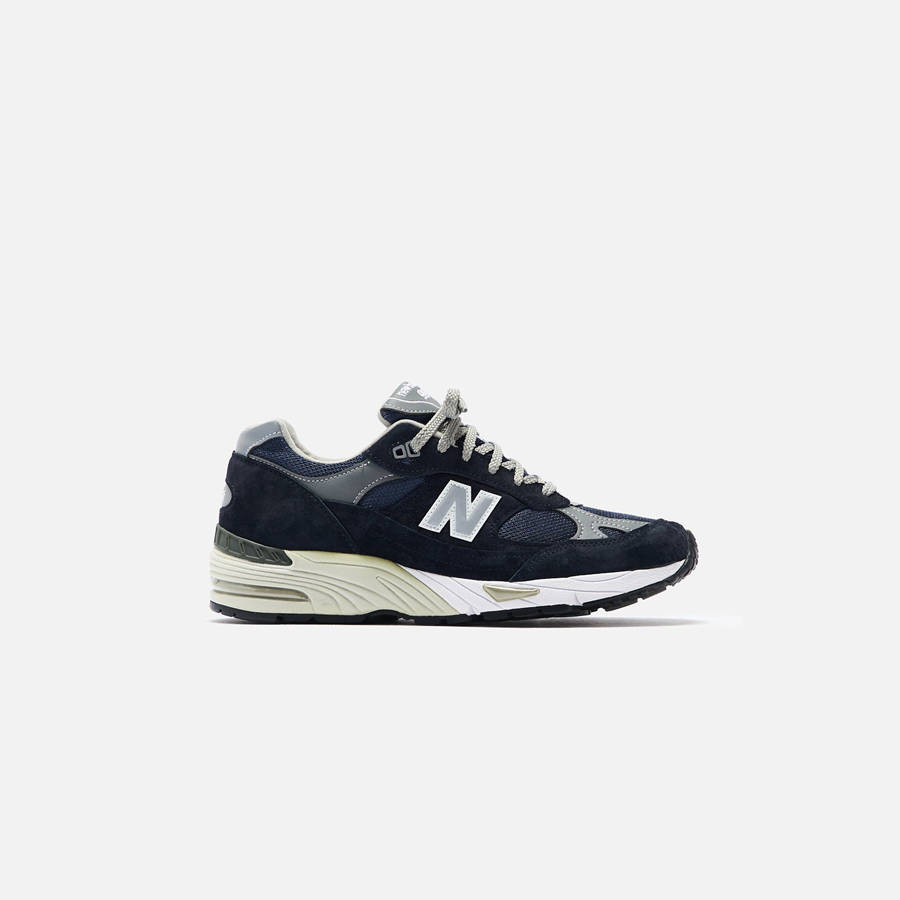 Navy / White Men Kith New Balance Made in UK 991 Sneakers | 7831-PAFED