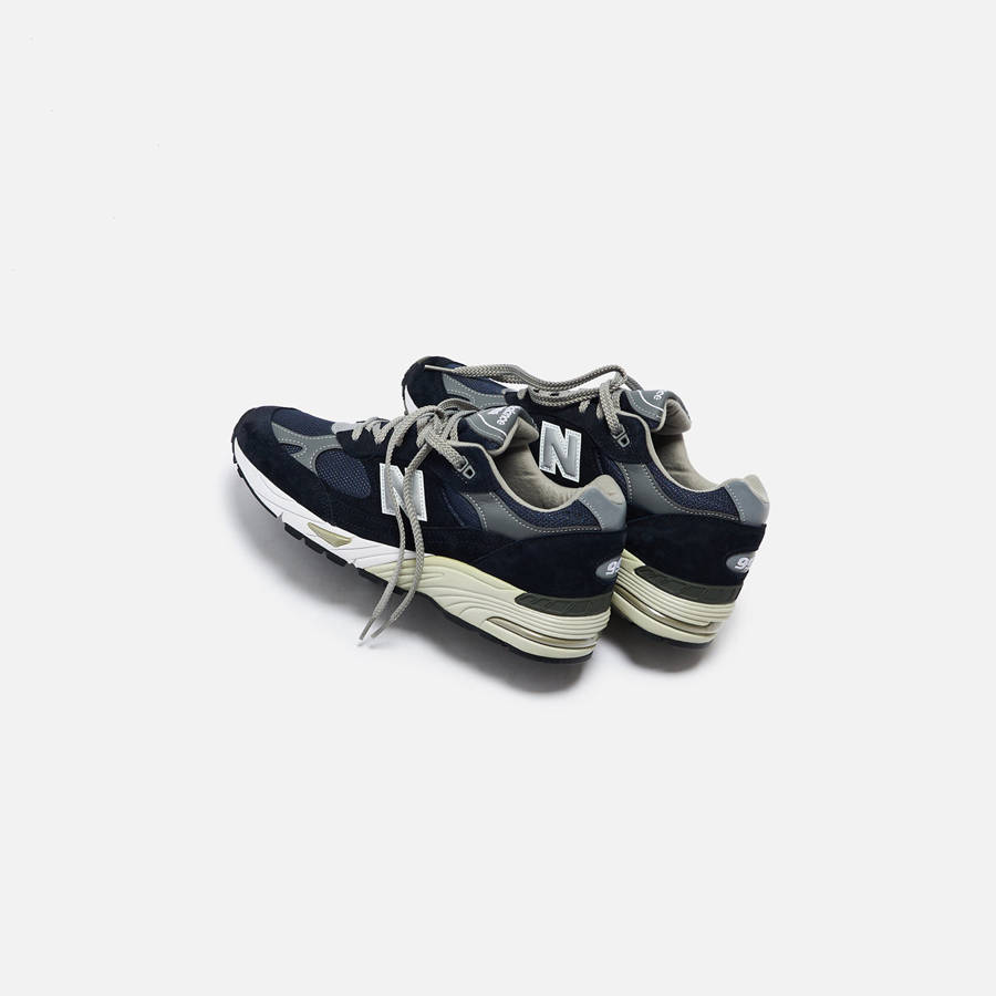 Navy / White Men Kith New Balance Made in UK 991 Sneakers | 7831-PAFED