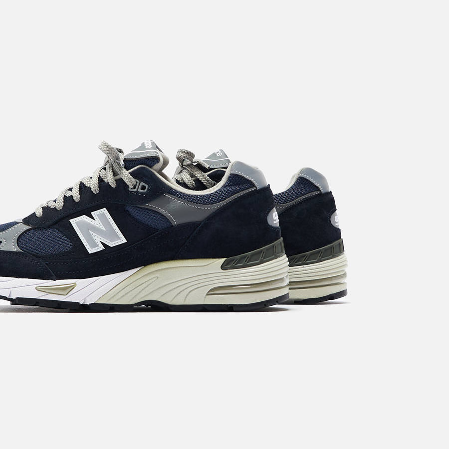 Navy / White Men Kith New Balance Made in UK 991 Sneakers | 7831-PAFED