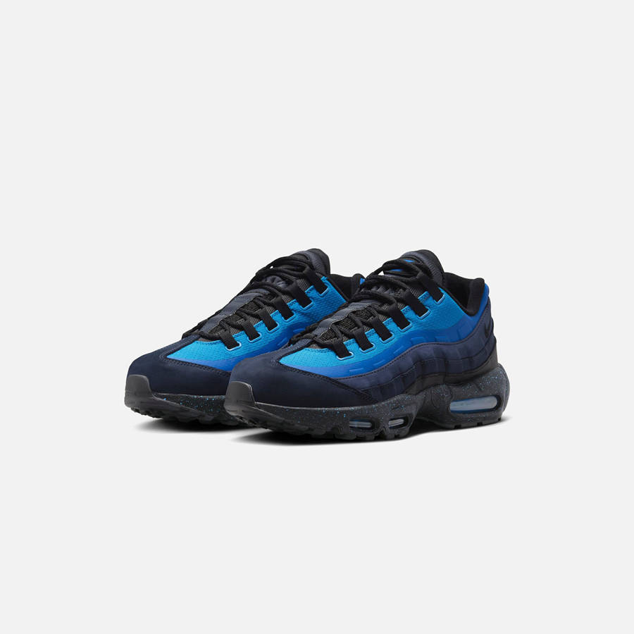 Obsidian / Black / Blue Men Kith Nike x Stash Air Max 95 Sneakers | 6025-CYDTF