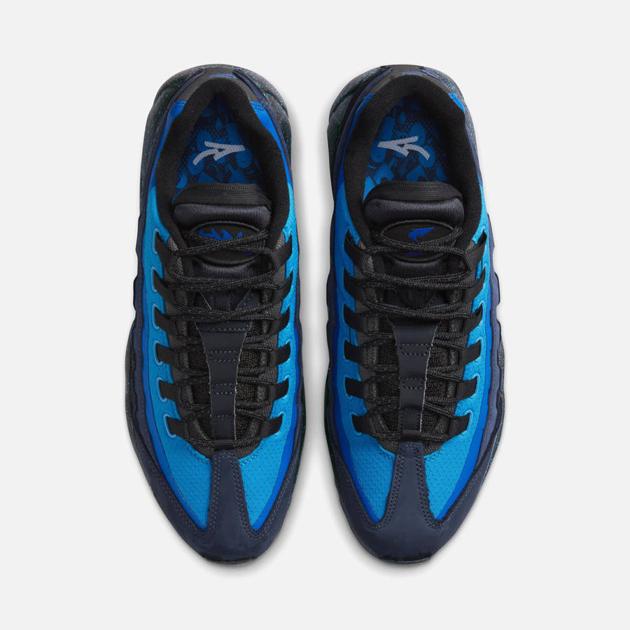 Obsidian / Black / Blue Men Kith Nike x Stash Air Max 95 Sneakers | 6025-CYDTF