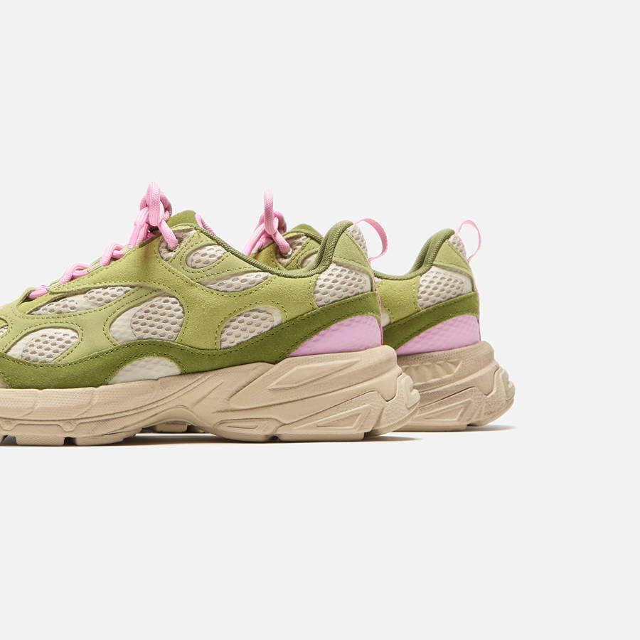 Olive Green Men Kith PUMA x Super Velophasis NU Sneakers | 4795-VCIYM