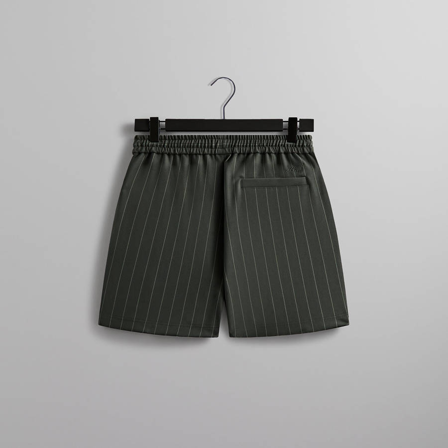 Olive Men Kith Double Weave Fairfax Shorts | 7491-PDHWR