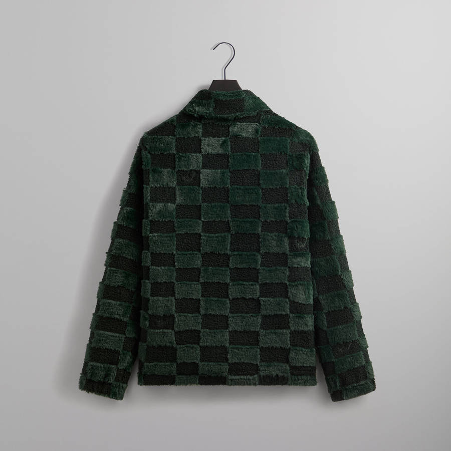 Olive Men Kith Lloyd Faux Fur Coaches Jackets | 1250-HGZDT