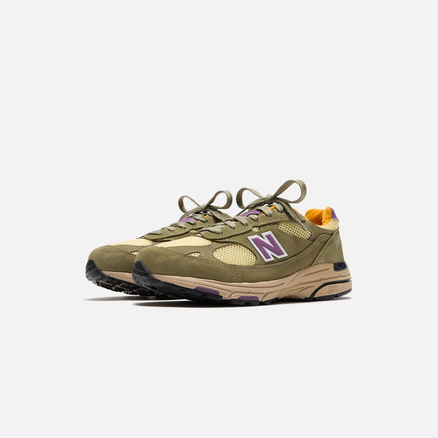Olive Men Kith New Balance Made in USA 993 Sneakers | 4310-WPLCF