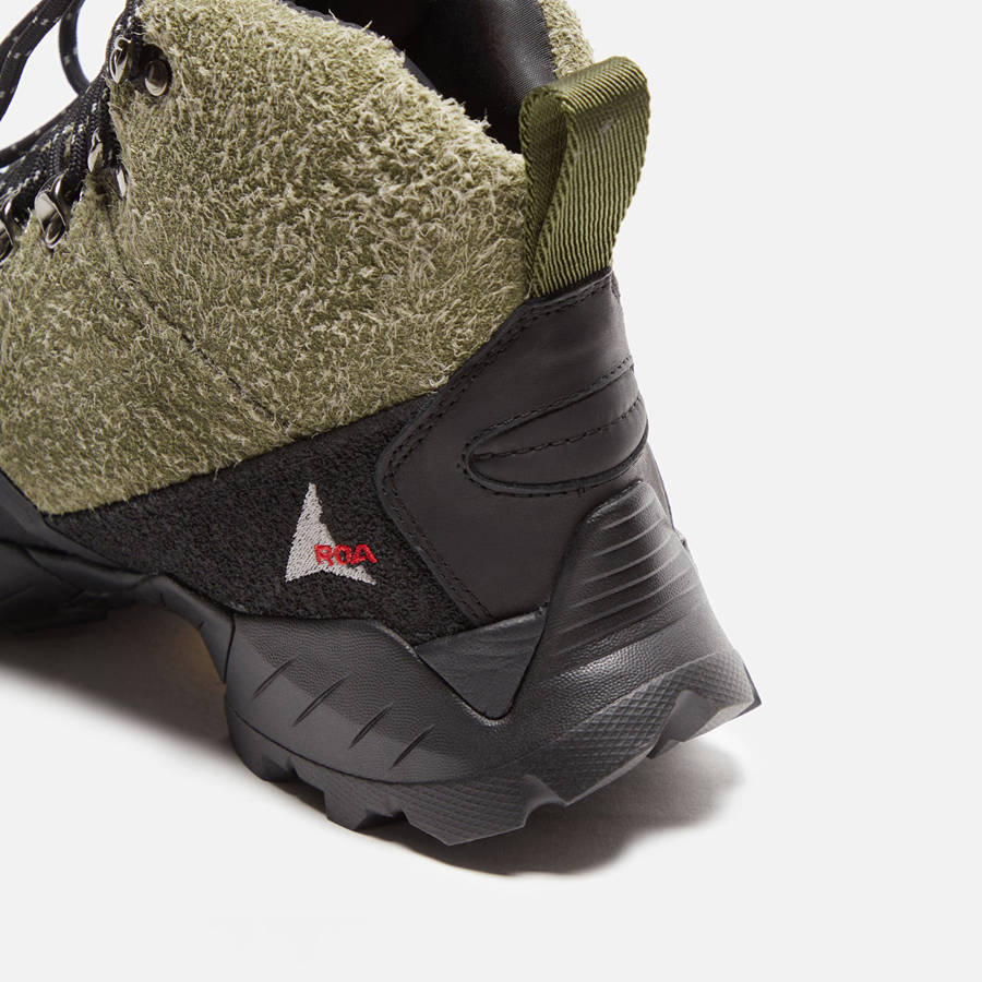 Olive Men Kith ROA Andreas Hiking Boots | 5980-DGJQT