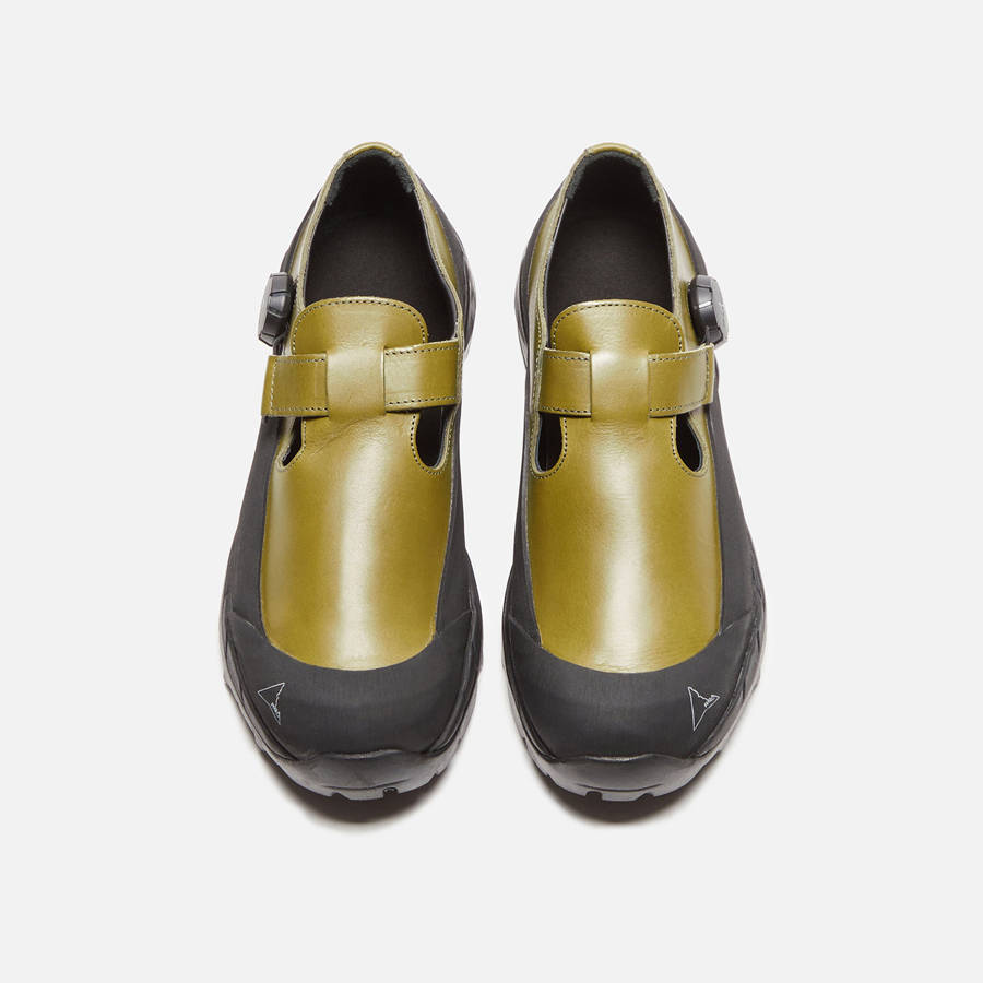 Olive Men Kith ROA Mary Jane Sneakers | 3097-UOKWL