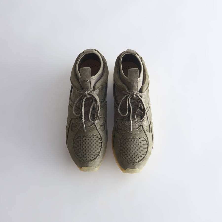 Olive Men Kith Ronnie Fieg for Clarks Breacon Sneakers | 5649-TNKDJ