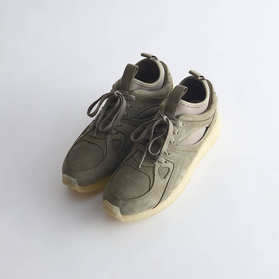 Olive Men Kith Ronnie Fieg for Clarks Breacon Sneakers | 5649-TNKDJ