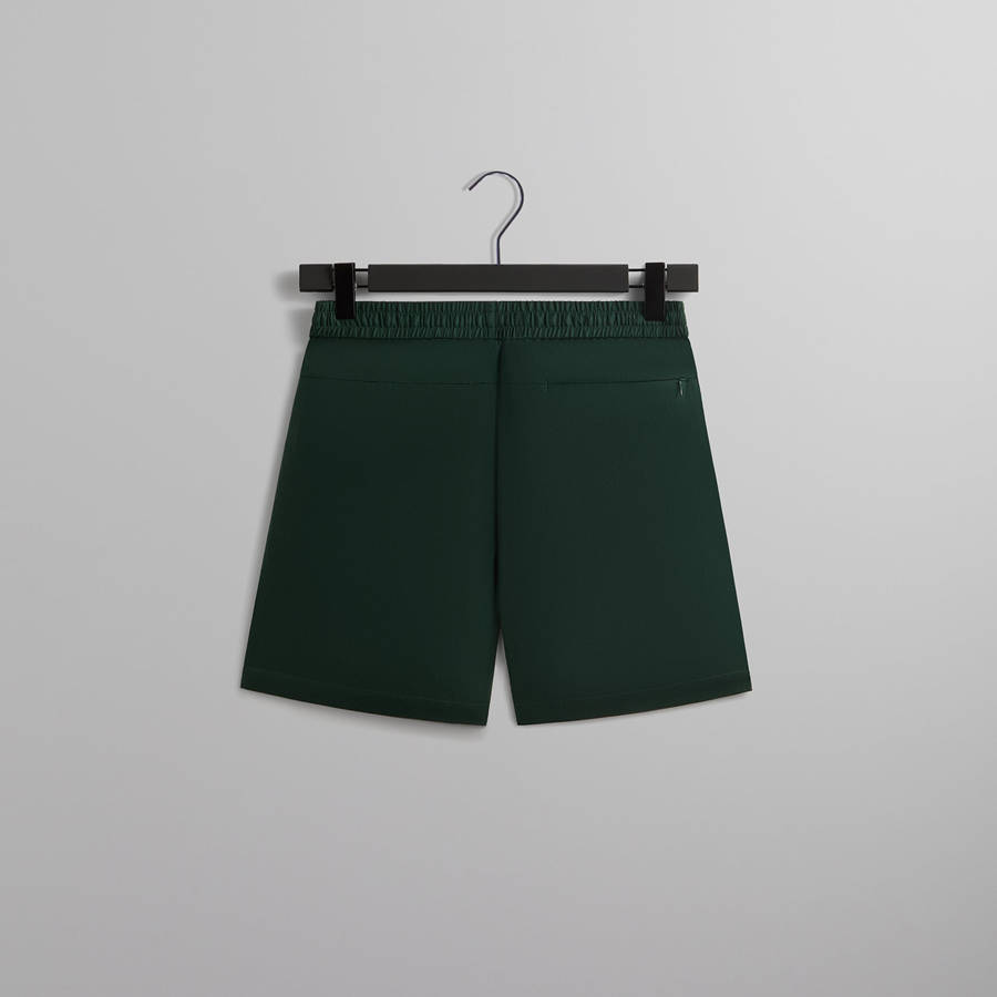 Olive Men Kith Silk Cotton Cedar Shorts | 0465-OGEBS