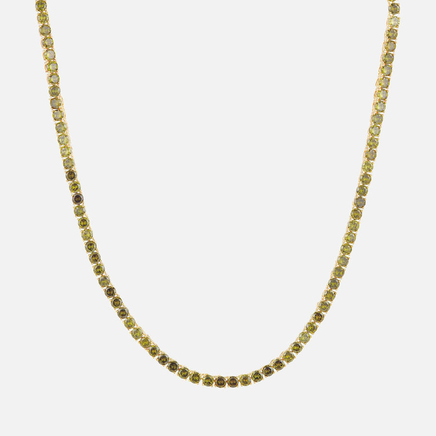 Olive Women Kith Crystal Haze Serena Necklace Jewelry | 0319-OTKJX