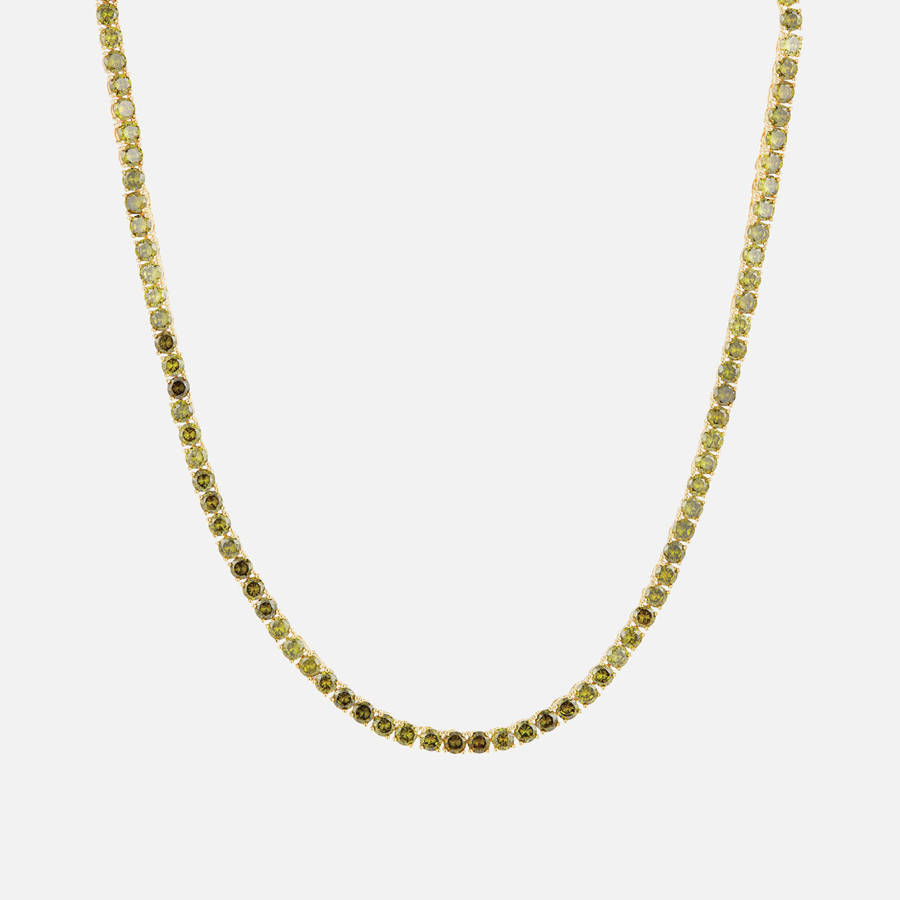 Olive Women Kith Crystal Haze Serena Necklace Jewelry | 0319-OTKJX