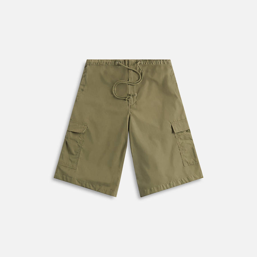 Olive Women Kith Local European Bermuda Parachute Shorts | 3528-NSTOP