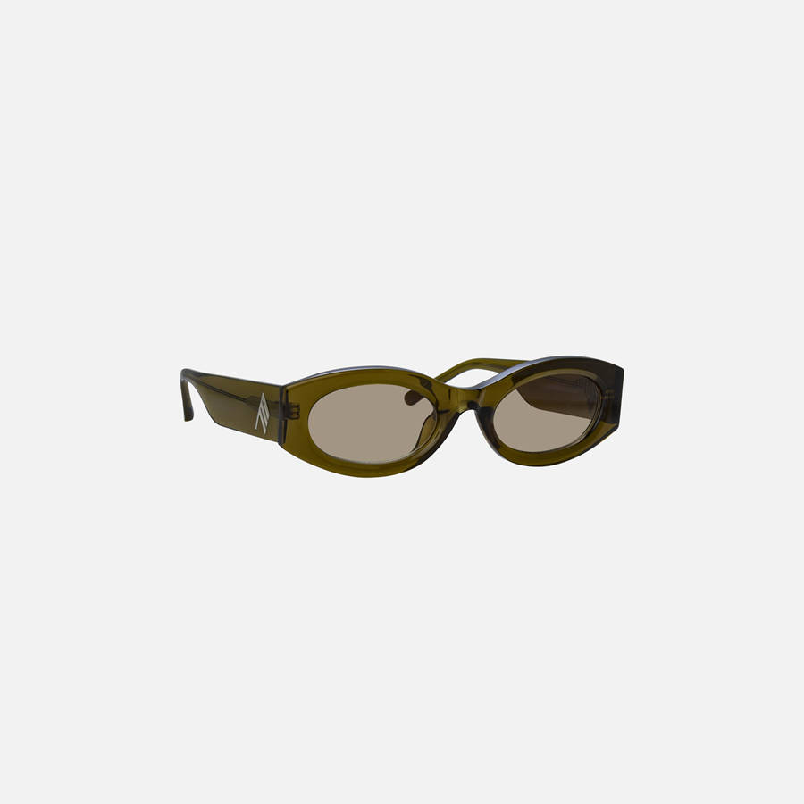 Olive Women Kith The Attico Berta Frame Sunglasses Eyewear | 1068-NIQFW