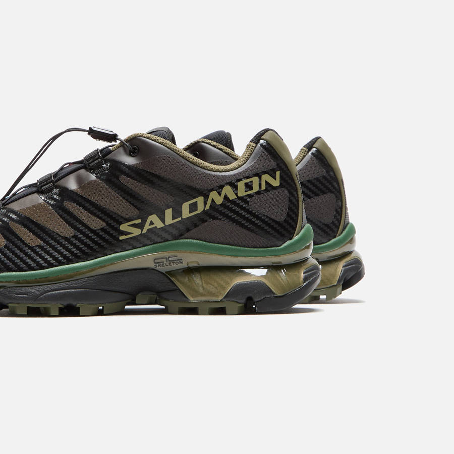 Olive / Black Men Kith Salomon XT-4 OG Sneakers | 8159-ZTXPO