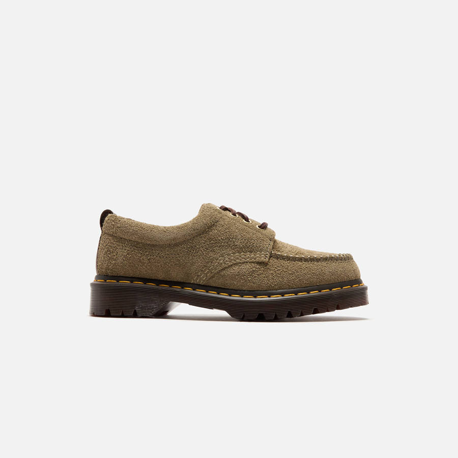 Olive / Dark Brown Men Kith Dr. Martens Lowell Derby | 6512-SIFEO