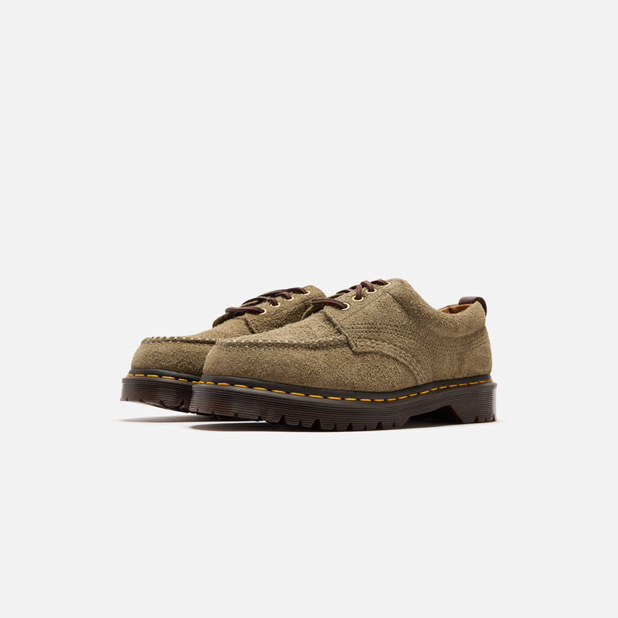 Olive / Dark Brown Men Kith Dr. Martens Lowell Derby | 6512-SIFEO