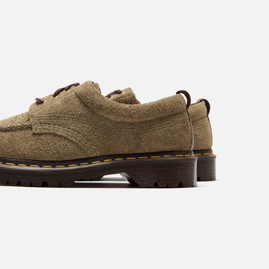 Olive / Dark Brown Men Kith Dr. Martens Lowell Derby | 6512-SIFEO