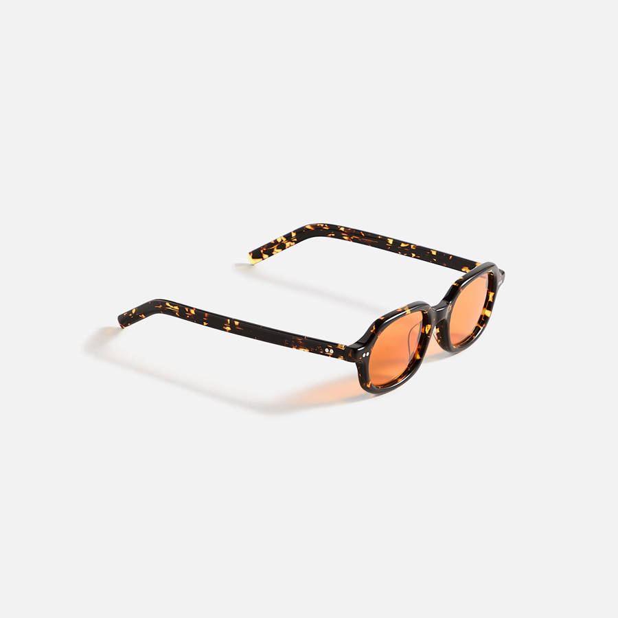 Orange Men Kith AKILA Psyche Sunglasses | 6907-XWYLD